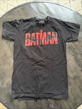 DC The Batman Graphic Tee - Black with Red Logo